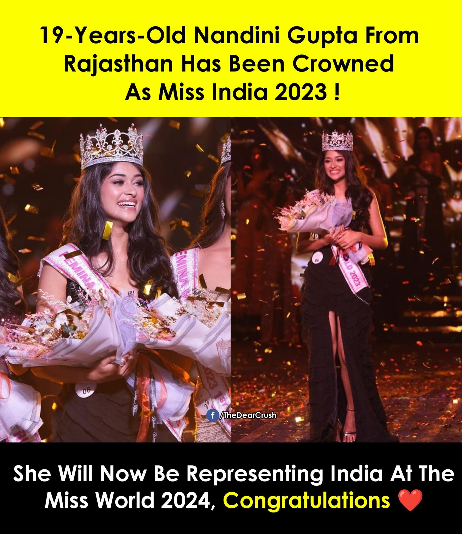 Meet 19yearold Nandini Gupta from Rajasthan, the newly crowned Miss