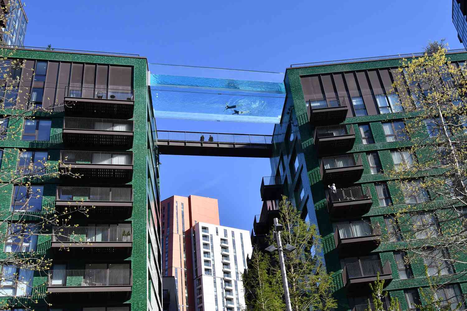 Suspended 115 Feet in the Air, the World’s First Floating Pool Is ...